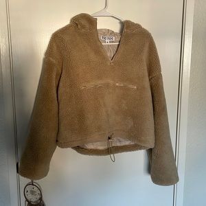 Faux Fur Sherpa Pullover Sweater